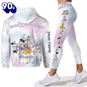 100 Years Of Wonder - Personalized Mickey Mouse Hoodie and Leggings