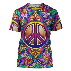 3d Hippie Custom Tshirt Hoodie Apparel 2