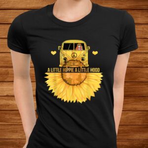 A Little Hippie A Little Hood Sunflower Hippie Van Peace Shirt 2