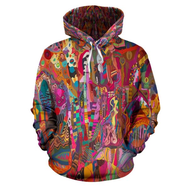 Abstract Bohemian Pattern Hoodie Hippie 3D Shirts