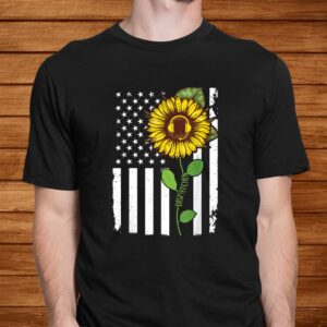 American Flag Dispatcher Sunflower Hippie Tshirt Dispatcher Shirt 1