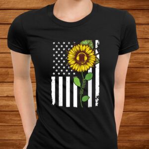 American Flag Dispatcher Sunflower Hippie Tshirt Dispatcher Shirt 2