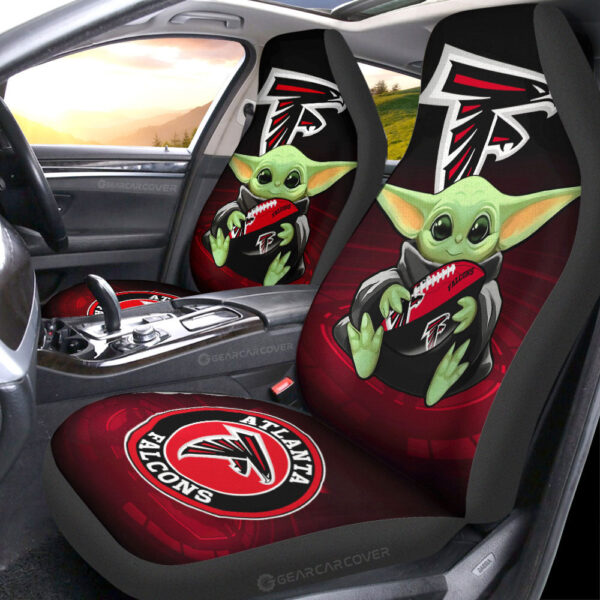 Atlanta Falcons Car Seat Covers Custom Car Accessories For Fan