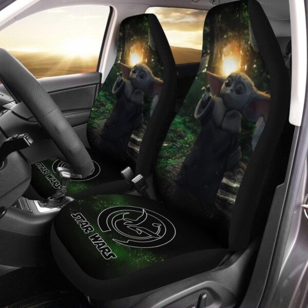 Baby Yoda Art Car Seat Covers The Mandalorian Movies