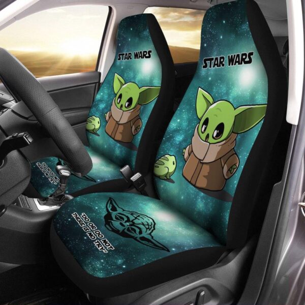 Baby Yoda Cute Art Car Seat Covers