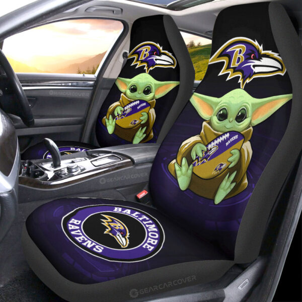 Baltimore Ravens Car Seat Covers Custom Car Accessories For Fan