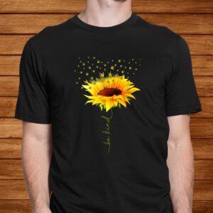 Be Kind Hippie Sunflower I Love You Deaf Asl Sign Language Shirt 1