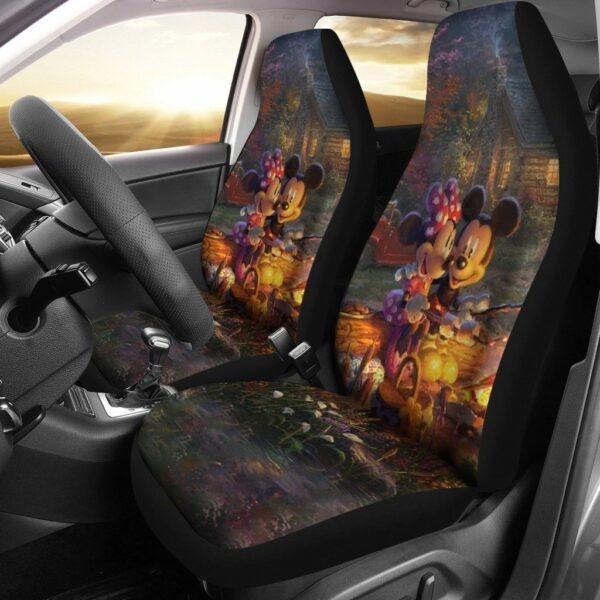 Camping Mickey And Minnie Car Seat Covers
