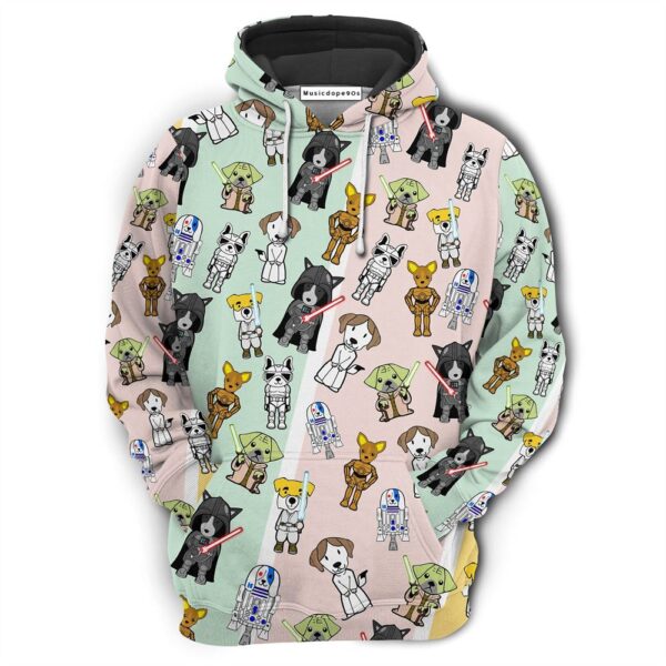 Cute Star Dogs  Movie 3D Hoodie