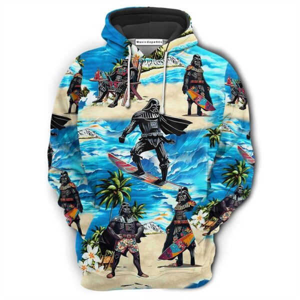 Darth Vader Star Wars Surfing  Movie 3D Hoodie