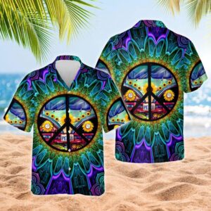 Every Little Thing Is Gonna Be Alright Hippie Hawaiian Shirt