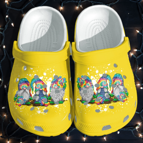 Gnomies Hippie Cute Shoes Crocs  Hippie Shoes Gifts For Daughter Women Girls