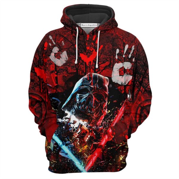 Halloween Costumes Star Wars Darth Vader Lightsaber The Rise Of Skywalker  Movie 3D Hoodie