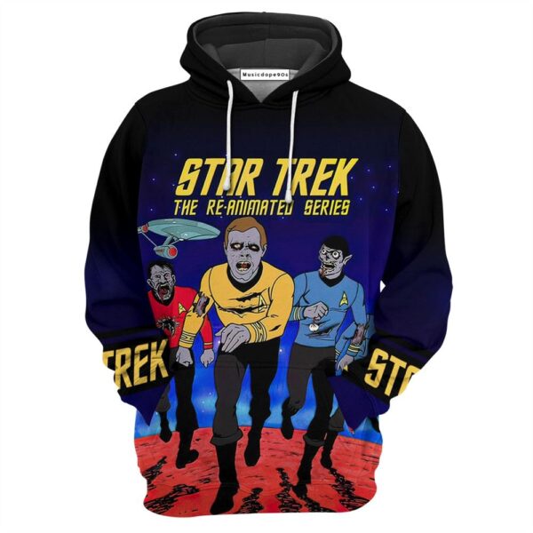 Halloween Star Trek The Animated Series  Movie 3D Hoodie