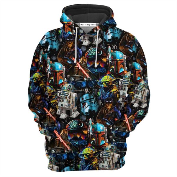 Halloween Star Wars The Best Holiday  Movie 3D Hoodie