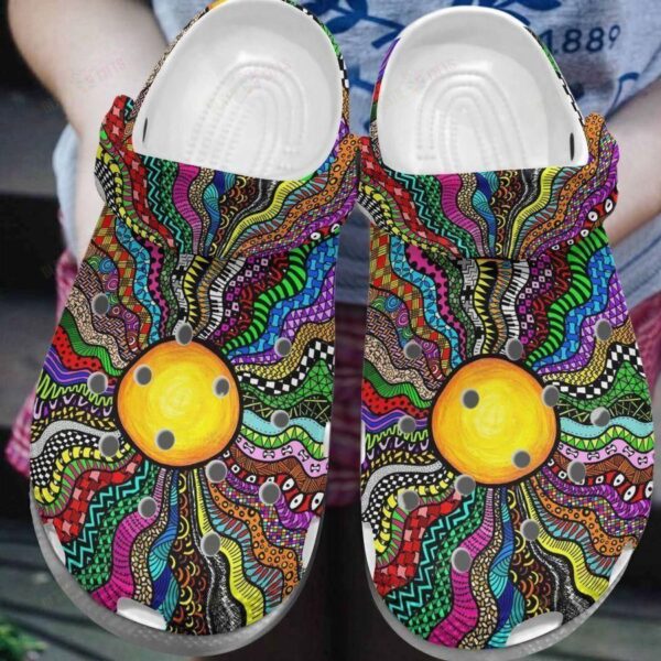 Hippie Crocs Classic Clog Hippie Style Shoes