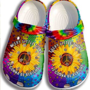 Hippie Gonna Be Alright Croc Shoes Men Women