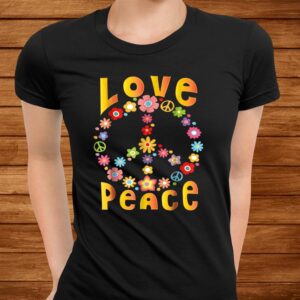 Hippie Love Peace Freedom Shirt 60s 70s Tie Dye Shirt 2