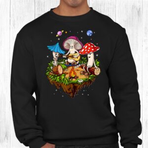 Hippie Mushrooms Camping Psychedelic Forest Fungi Festival Shirt 2