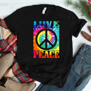 Hippie Peace Love Sign Tie Dye Shirt 2