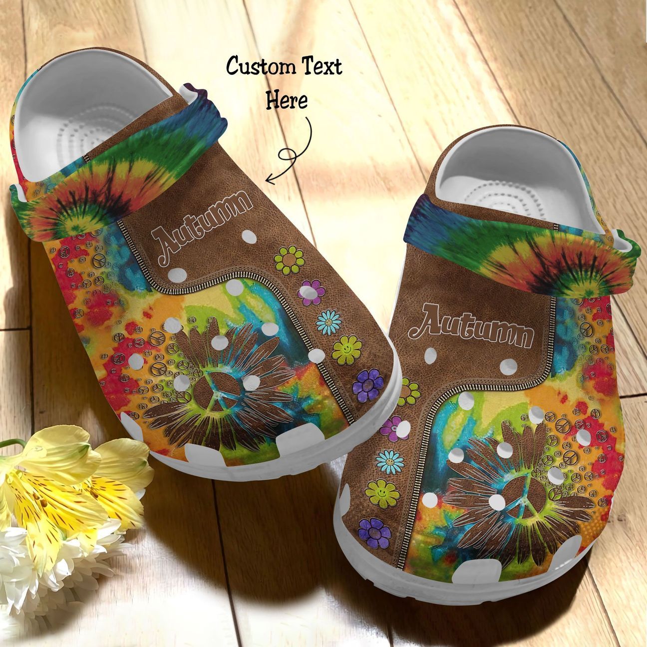 Hippie Personalize Clog Custom Crocs Fashionstyle Comfortable For Women Men Kid Print 3D Personalized Hippie Dreamer