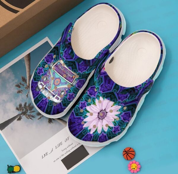 Hippie Soul Color Crocs Clog Shoes
