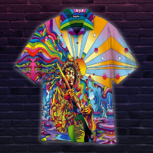 Hippie Style Hawaiian Shirt 1 1