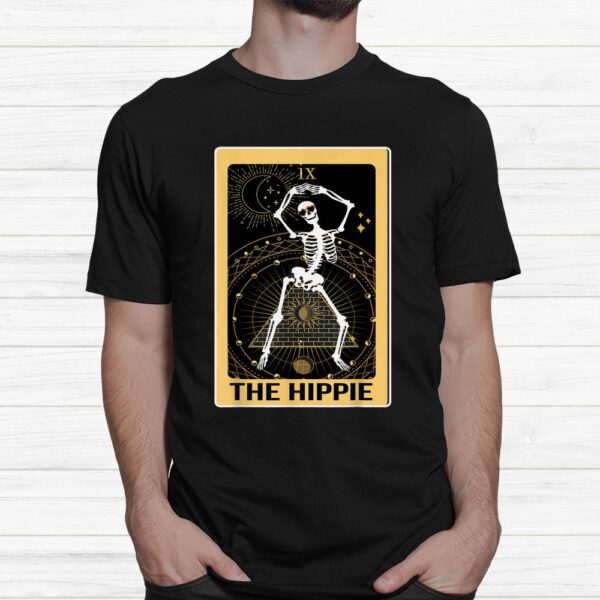 Hippie Tarot Card Crescent Moon Astrology Shirt