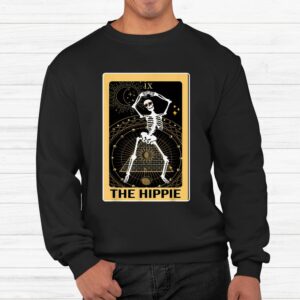 Hippie Tarot Card Crescent Moon Astrology Shirt 2