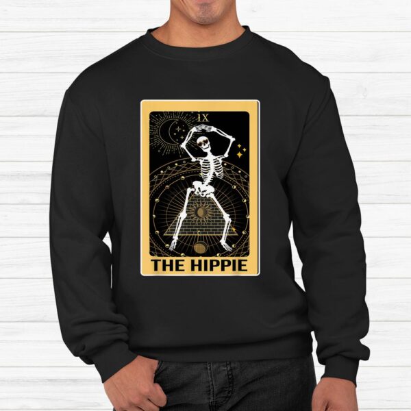 Hippie Tarot Card Crescent Moon Astrology Shirt