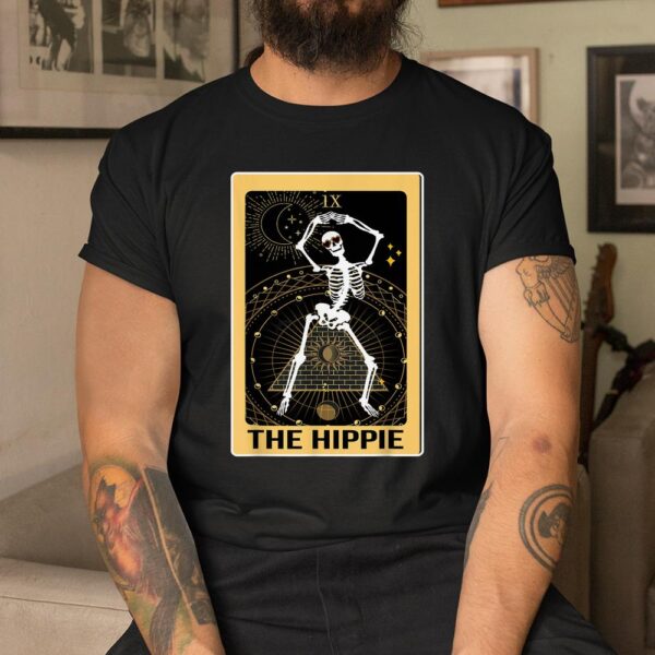 Hippie Tarot Card Crescent Moon Astrology Shirt
