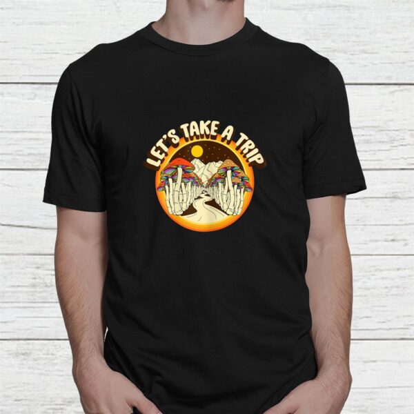 Hippie Trippy Mushroom Shirt