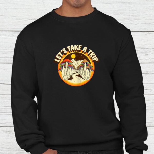 Hippie Trippy Mushroom Shirt