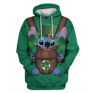 Irish St.Patrick’s Day Stitch Custom T-Shirt – Hoodies Apparel