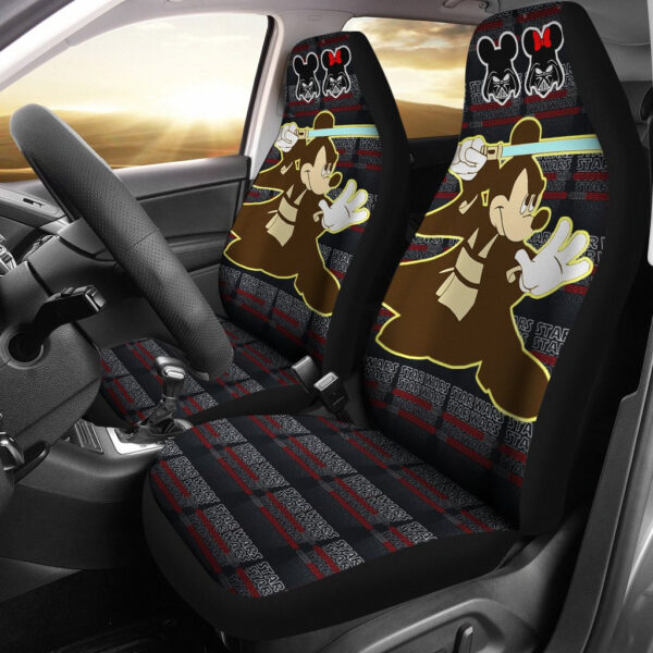 Jedi Mickey Lightsaber Star Wars Car Seat Covers