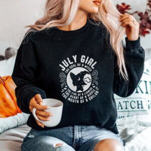 July Girl The Soul Of A Witch The Heart Of A Hippie Shirt 3