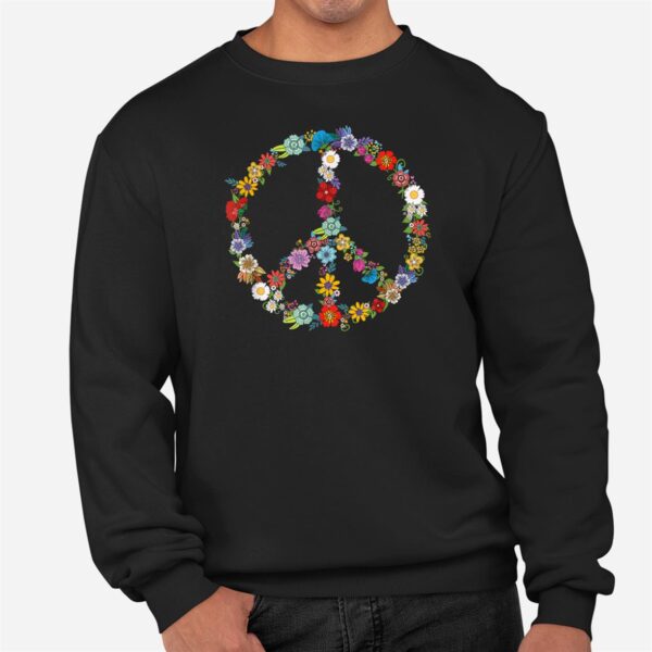 Love And Peace Flower Hippie Lover Beautiful Cute Funny Giftt Shirt
