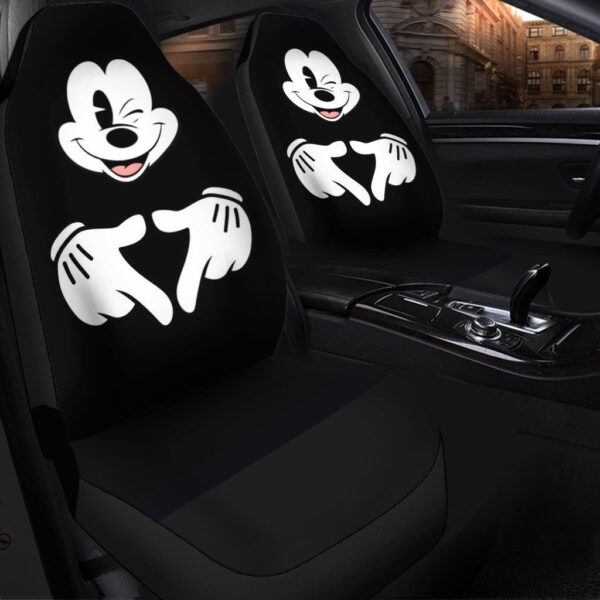 Mice Love Hand Mickey Disney Car Seat Covers