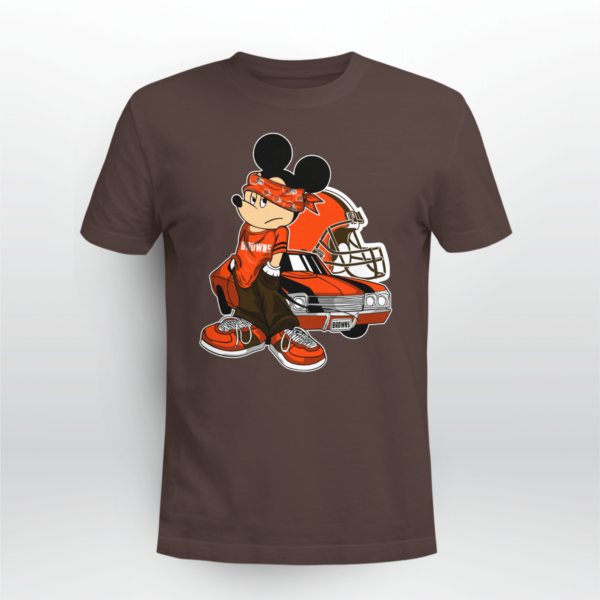Mickey Mouse Cleveland Browns Super Cool T-shirt