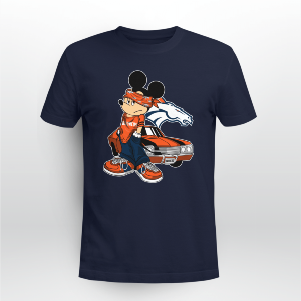 Mickey Mouse Denver Broncos Super Cool T-shirt