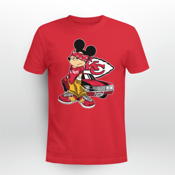 Mickey Mouse Kansas City Chiefs Super Cool T-shirt