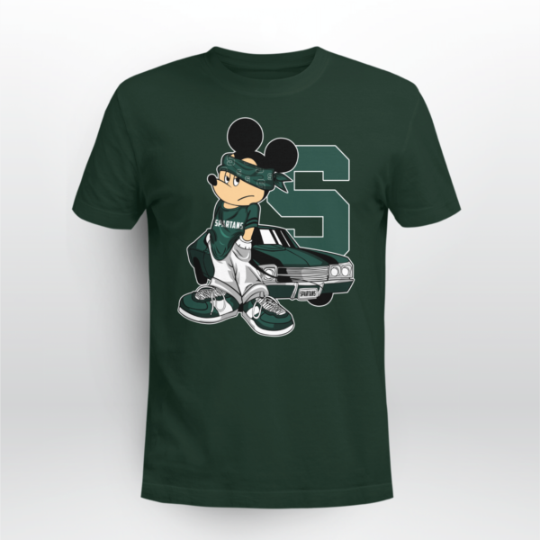 Mickey Mouse Michigan State Spartans Super Cool T-shirt