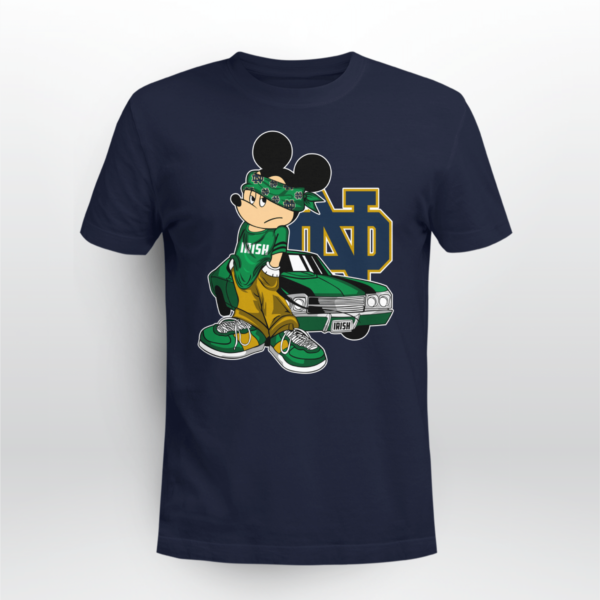 Mickey Mouse Notre Dame Fighting Irish Super Cool T-shirt