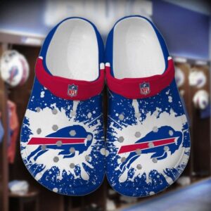 NFL Buffalo Bills Football Crocs Shoes Clogs Comfortable Crocband For Men Women