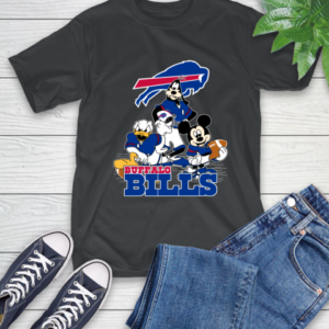 NFL Buffalo Bills Mickey Mouse Donald Duck Goofy Football Shirt
