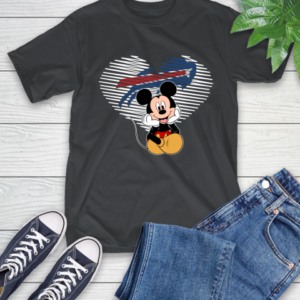 NFL Buffalo Bills The Heart Mickey Mouse Disney Football T Shirt