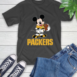 NFL Football Green Bay Packers Cheerful Mickey Mouse Shirt