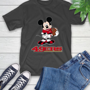 NFL Football San Francisco 49ers Cheerful Mickey Mouse Shirt
