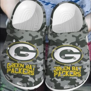 NFL Green Bay Packers Football Clogs Crocs Shoes Comfortable Crocband For Men Women