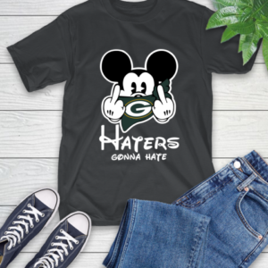 NFL Green Bay Packers Haters Gonna Hate Mickey Mouse Disney Football T Shirt